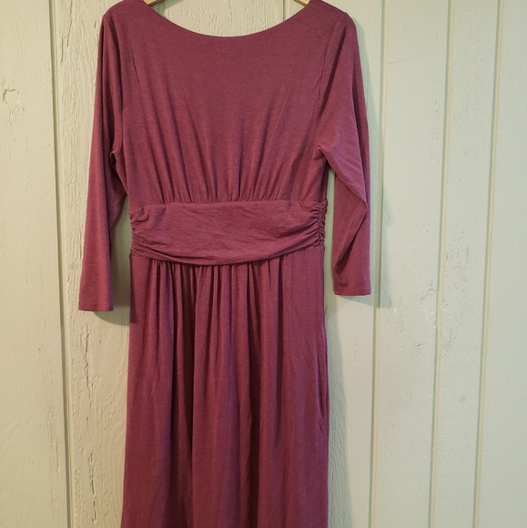 Maeve Galena Wine Midi Dress - Picture 3 of 6